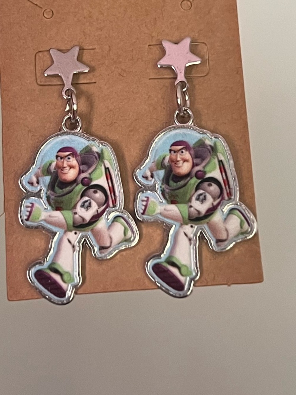 Buzz Lightyear to infinity and beyond Star post Earrings